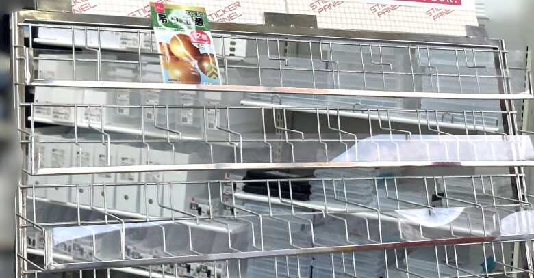 売り切れ時期の種コーナー