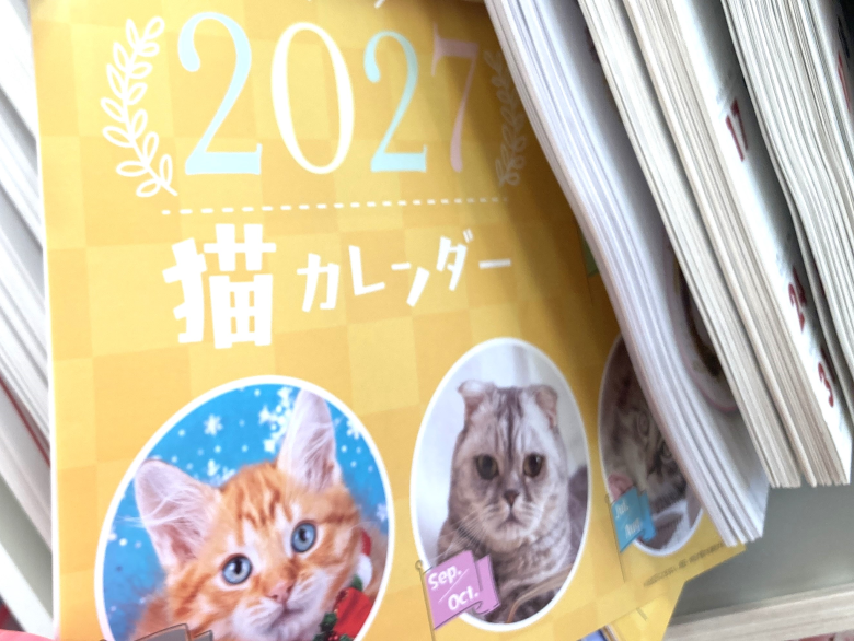 猫カレンダー壁掛け