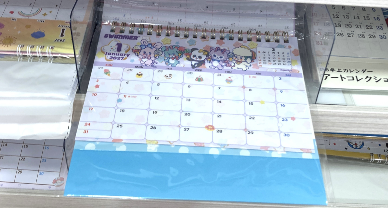 SWIMMER卓上カレンダー