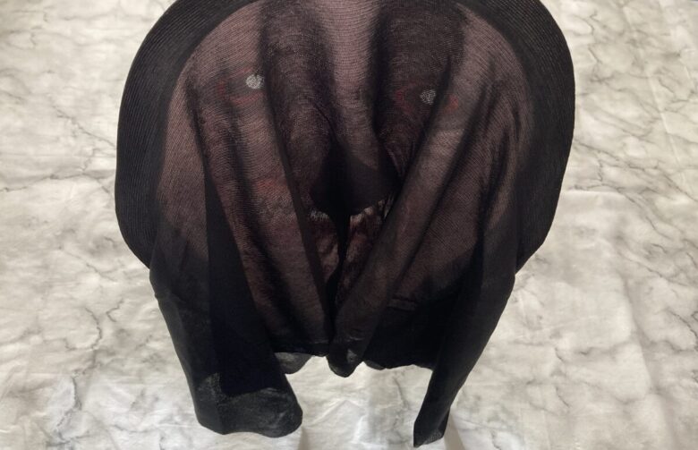 ダイソーハロウィンマスク布部分