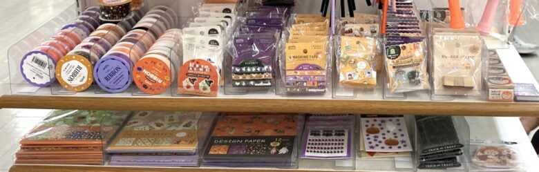 ハロウィンマスキングテープ、シール