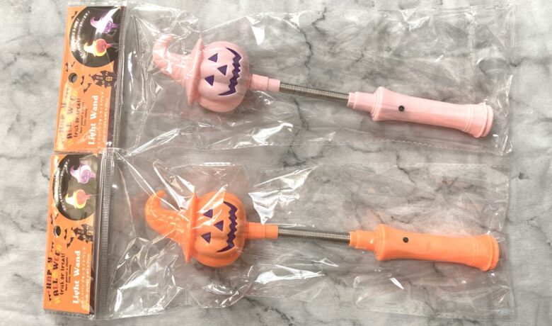 ハロウィン光るかぼちゃのワンド
