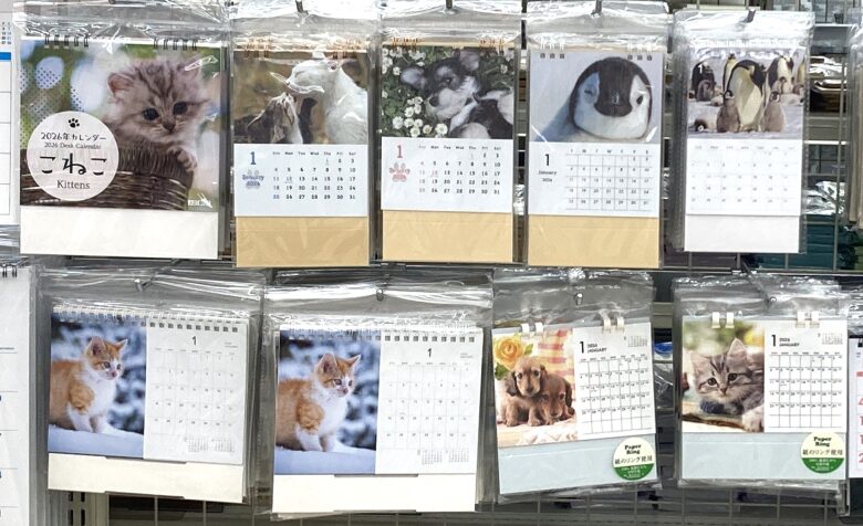 動物カレンダー(犬、猫等)