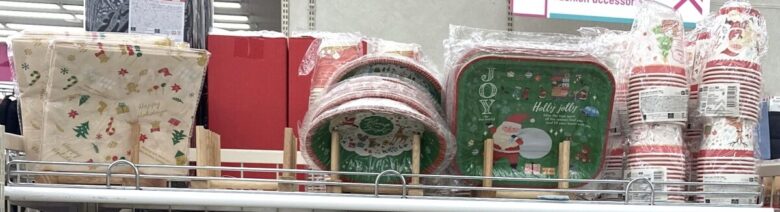クリスマス紙皿、紙コップ