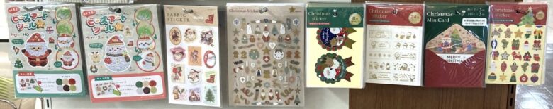 クリスマスステッカー、シール