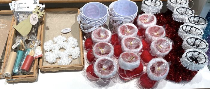 サンタブーツ、置物